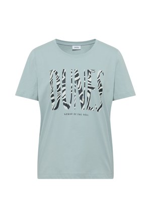 Cecil, T-SHIRT MIT RUNDHALS UND FRONTPRINT - T-shirt con stampa - crystal mint