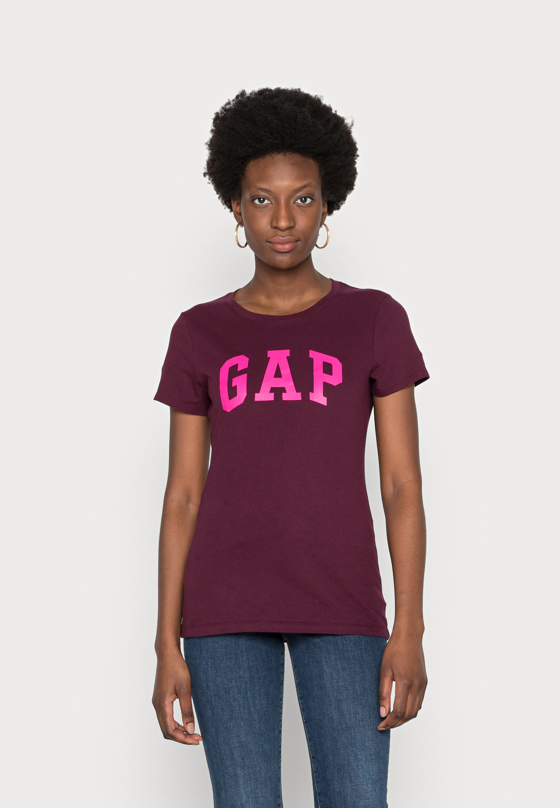 GAP TEE - Print T-shirt - secret plum 