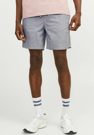 Jack & Jones JPSTJAIDEN JJSUMMER LINEN BLEND JOGSHORT - Shorts - faded denim