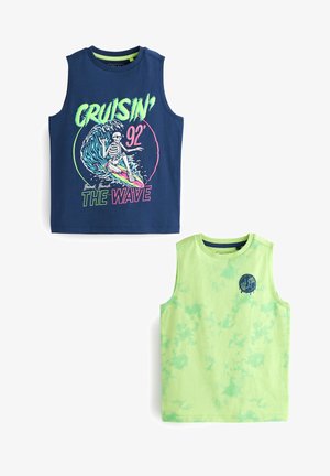 2 PACK - T-shirt con stampa - black green skeleton