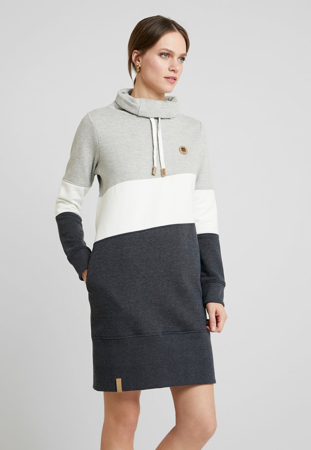 COLORBLCK DRESS - Korte jurk - light grey