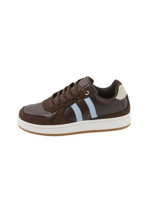 Yours Clothing, WIDE FIT TRAINERS - Sneakers - brown