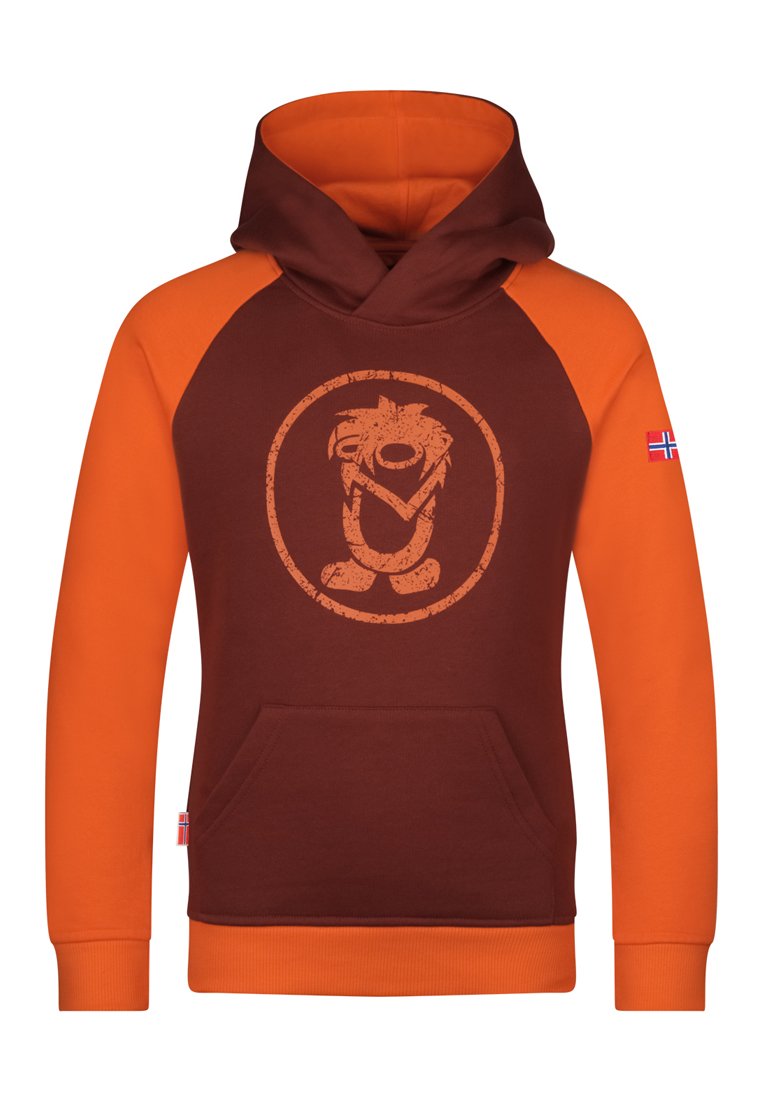Trollkids Hoodie oranje
