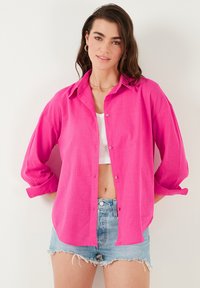 LELA Bluza s gumbima - fuchsia