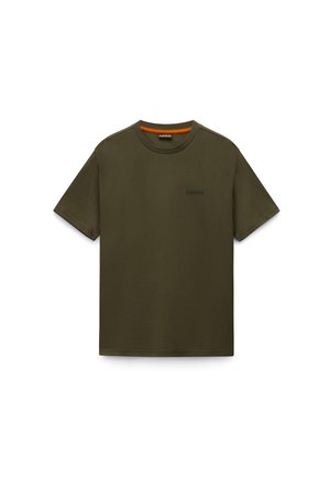 Napapijri, YOURTE SS OLIVE NIGHT - Μπλουζάκι με στάμπα - olive night