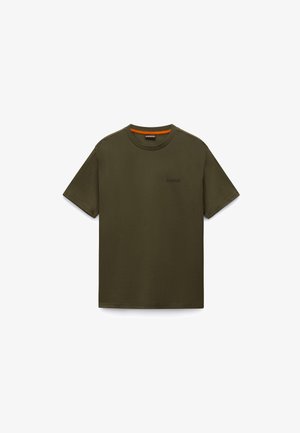 Napapijri, YOURTE SS OLIVE NIGHT - Μπλουζάκι με στάμπα - olive night