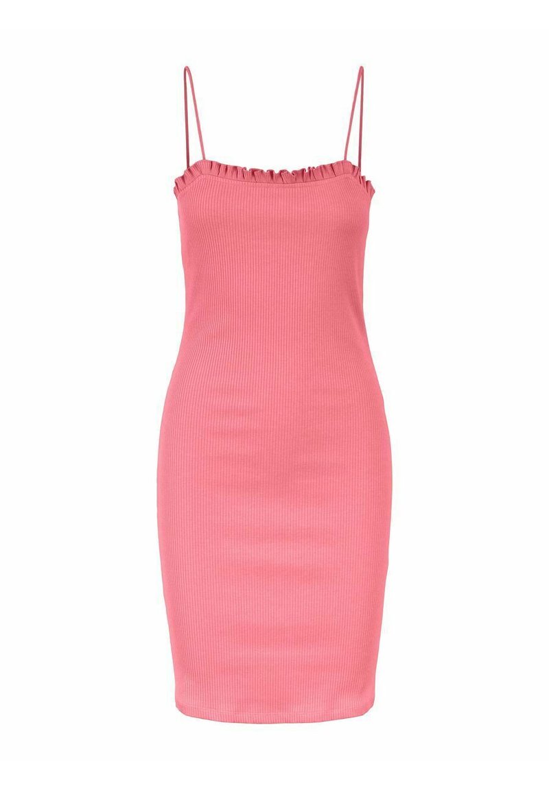 Damen Kleider | Pieces PCTEGAN STRAP DRESSEtuikleidstrawberry pink/pink - GB49558 Damen Kleider | Pieces PCTEGAN STRAP DRESSEtuikleidstrawberry pink/pink - GB49558