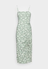 Não selecionado, green floral