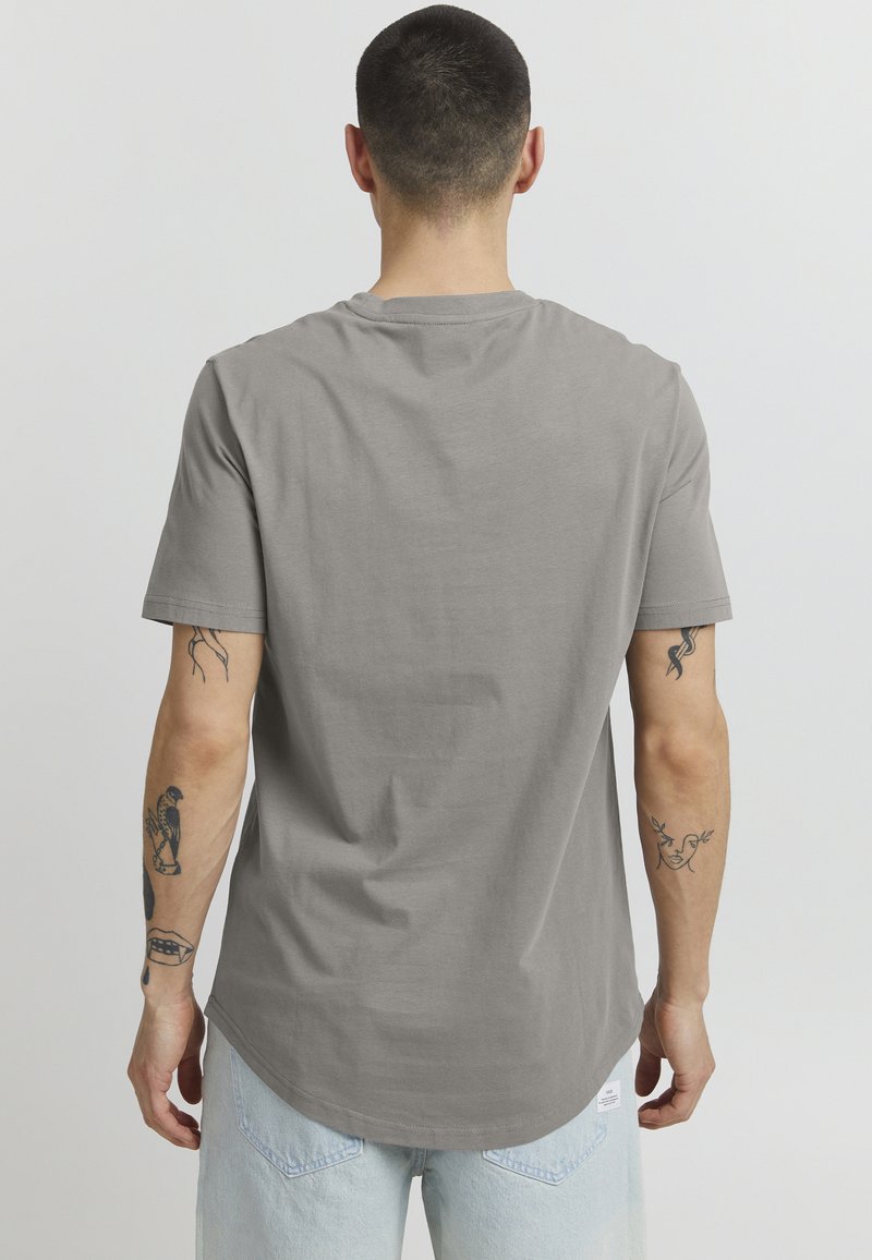 Solid SDBasto T-Shirt Uomo In Cotone Con Tasca Sul Petto - Mid Grey, Taglia L, Vestibilità Casual - 5