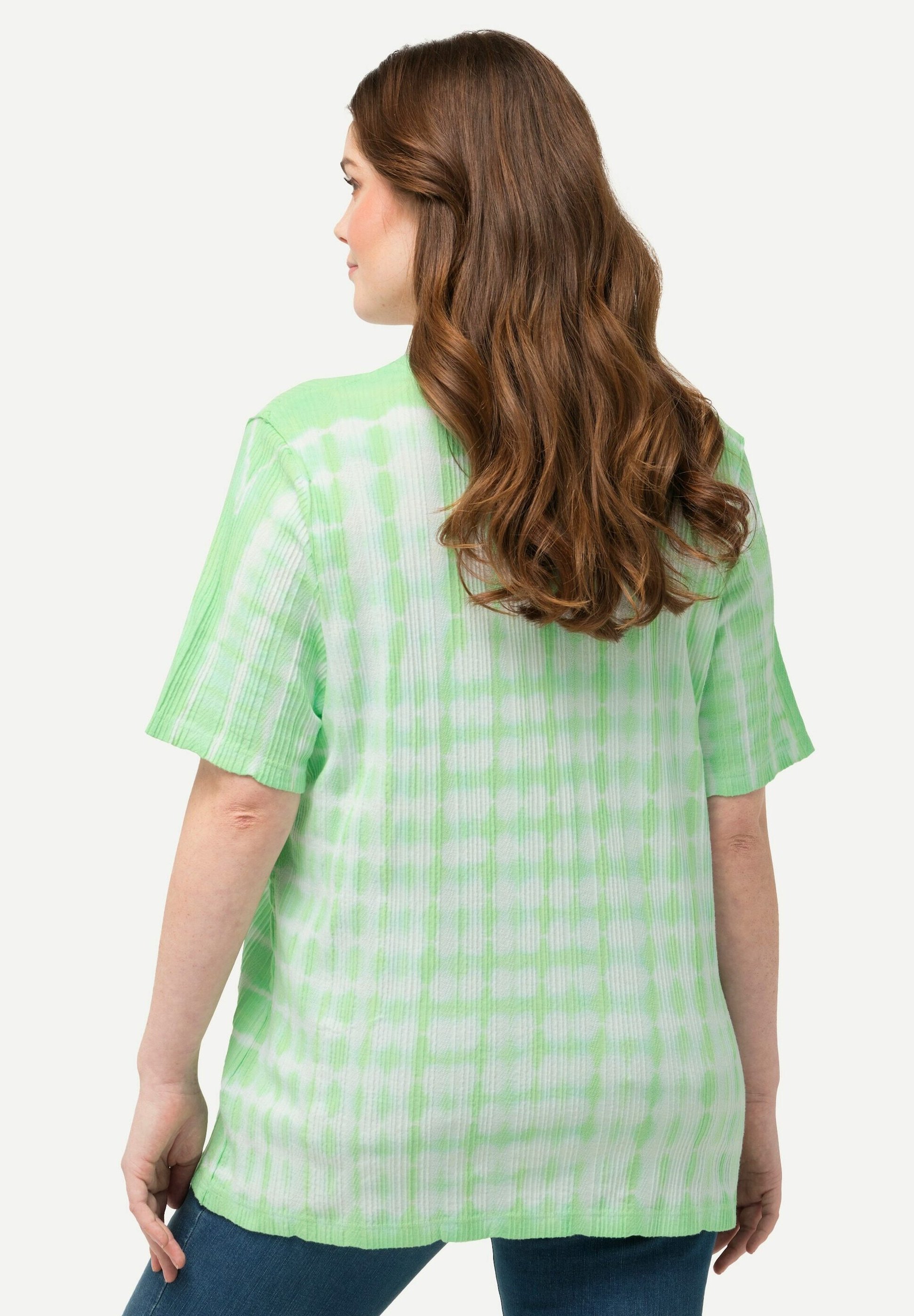 tie dye mint green shirt