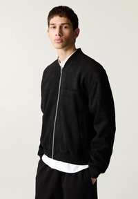 PULL&BEAR Pilotska jakna - black