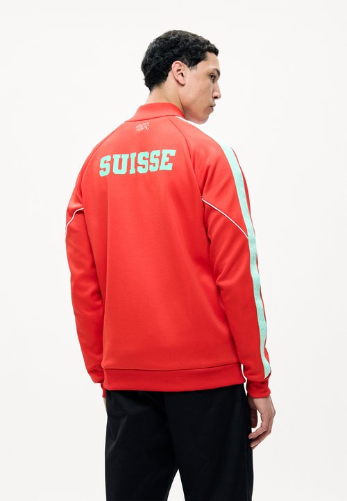 PUMA SWITZERLAND SFV KING ANTHEM JACKET - National team wear - rotgruen — photo 3
