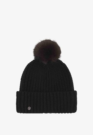 Loevenich, KNIT WITH GLITTER STRIPES - Mütze - black
