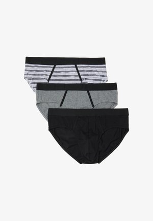 OVS, 3 PACK - Slip - black/white/grey