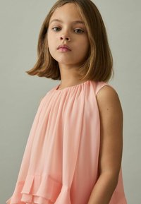 Reiss REISS LUNI CHIFFON TIERED DRESS - Päevakleit - pink