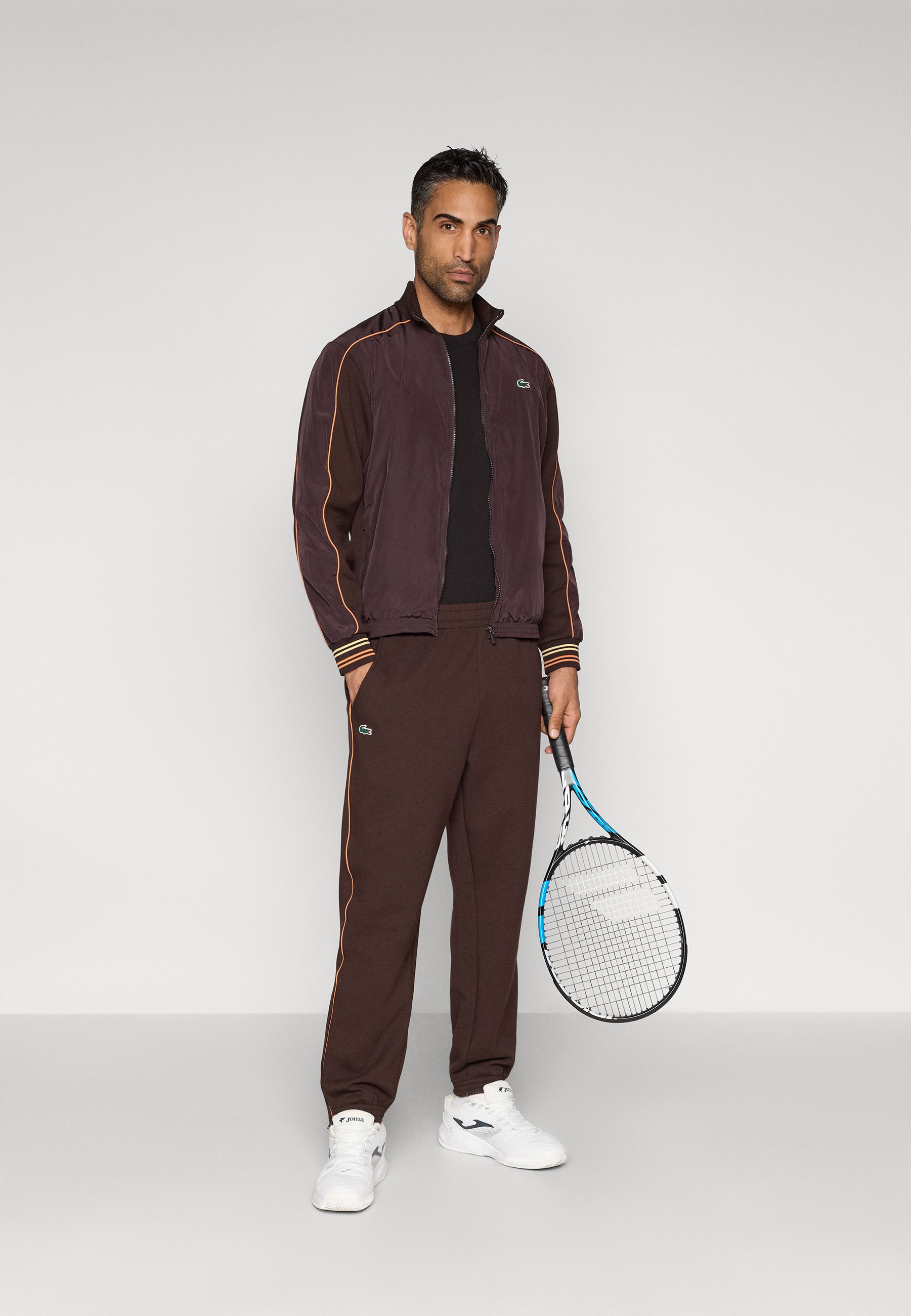 Lacoste Sport TRACKSUITS SET - Tracksuit - expresso/black lapland