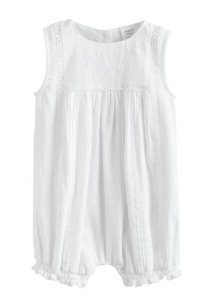 Next, REGULAR FIT - WOVEN BABY ROMPER  . - Lühikeste varrukatega bodi - white lace