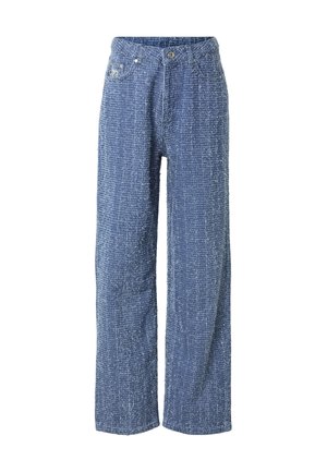 Karl Kani, SIGNATURE DISTRESSED JEANS - Egyenes szárú farmer - vintage blue