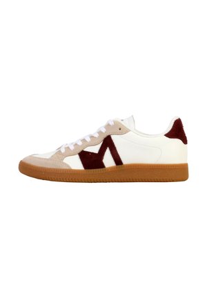 Baskets basses - blanc-marron-beige