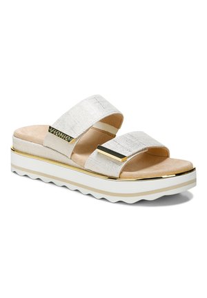 BRANDIE - Pantolette flach - white