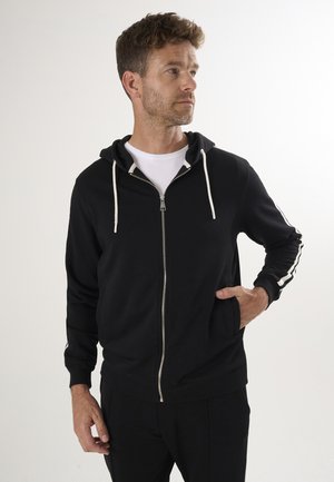 FULL-ZIP HOODY - Sweatjacke - black