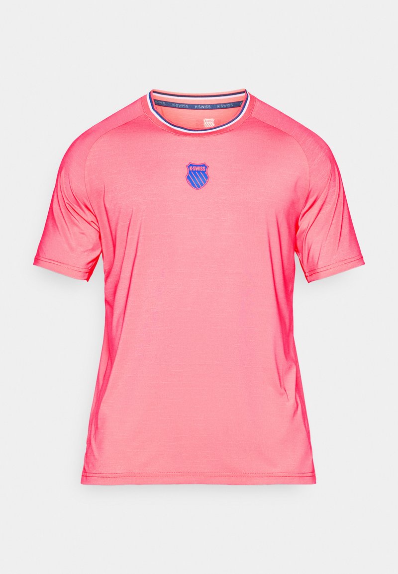 K-SWISS T-shirt basic donkerroze