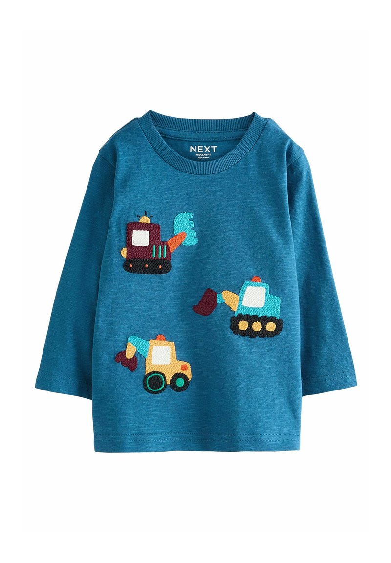 T-shirt Manches Longues NEXT – Bonhomme De Neige Appliqué – Rouge – Enfant 5-6 Ans