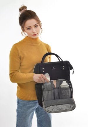 Mimmti DIAPERBAG BACKPACK MIMMTI | BABY BAG | NURSING BAG - Bolsa cambiador - black