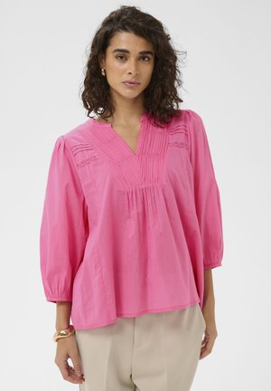 KARLI 3/4 SL - Blouse - pink power