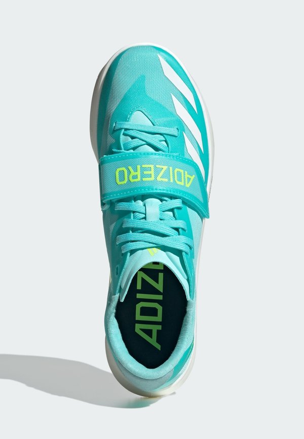 ADIZERO TRACK AND FIELD - Spikes - flash aqua  metalic   lucid lemon3
