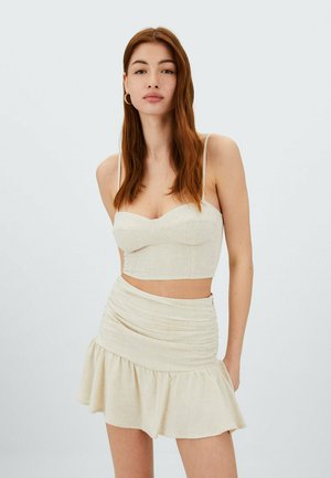 A-line skirt - stone