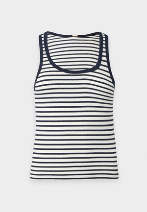 Desmond & Dempsey, TANK - Potkošulja - white/navy