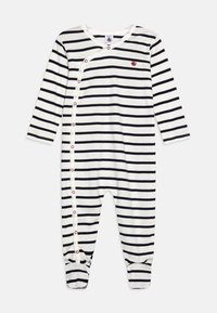 Petit Bateau - BABY DORS BIEN UNISEX - Strampler - marshmallow/smoking Thumbnail-Bild 1