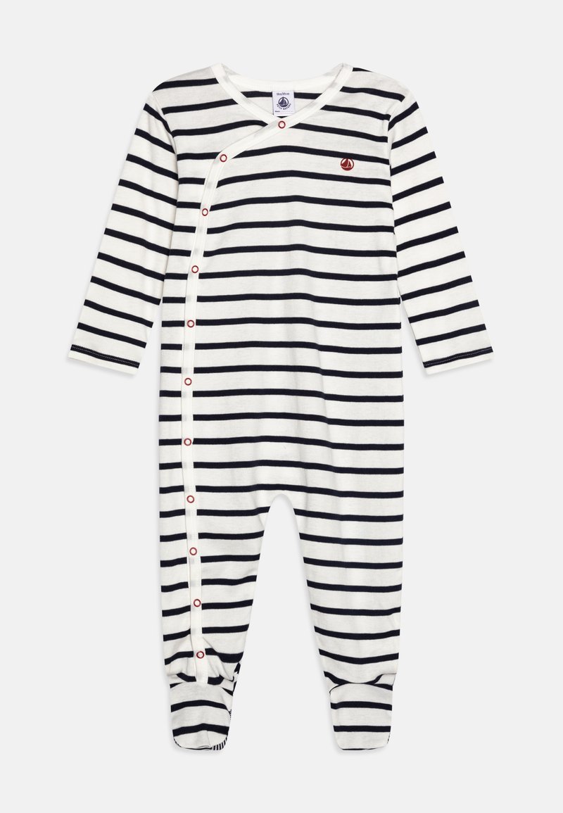 Petit Bateau - BABY DORS BIEN UNISEX - Strampler - marshmallow/smoking, Vergrößern