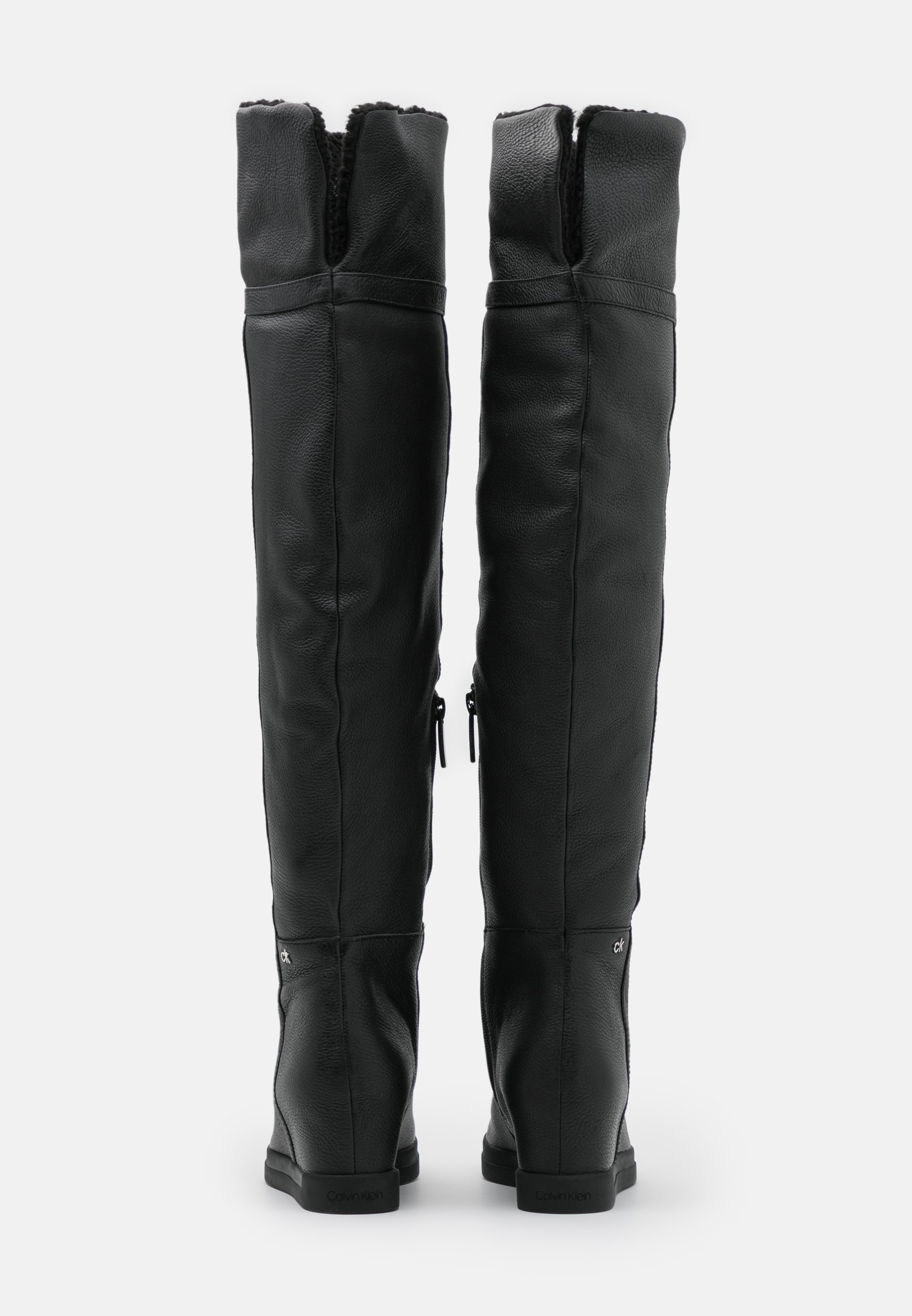 calvin klein over the knee boots