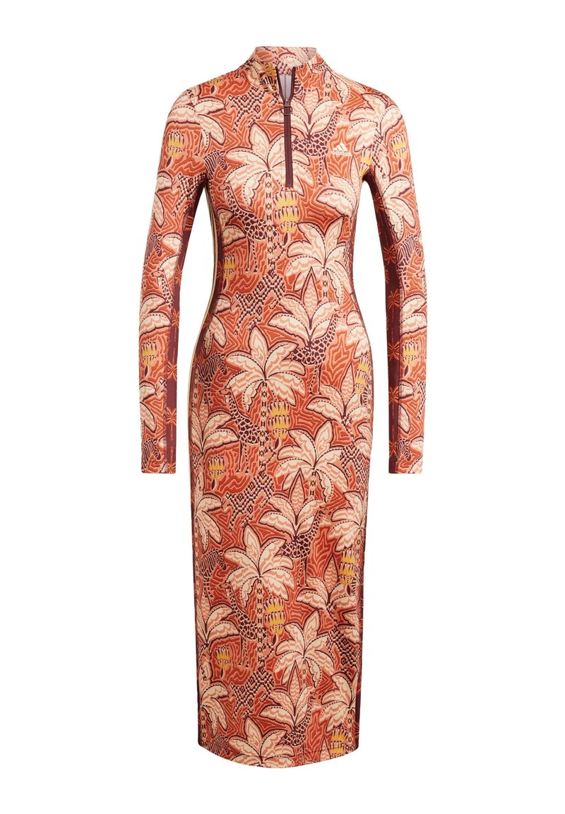 adidas Sportswear ADIDAS FARM RIO PREMIUM - Jersey dress - easy yellow hazy  copper active gold/yellow - Zalando.co.uk