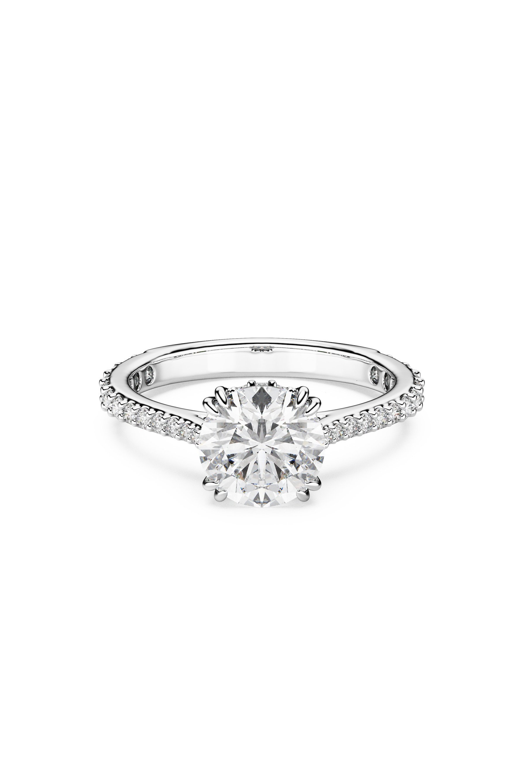 Swarovski STILLA COCKTAIL ROUND CUT PAVÉ - Pierścionek/srebrny