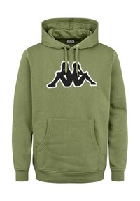 LOGO AIRITI - Džemperis su gobtuvu - green olivine