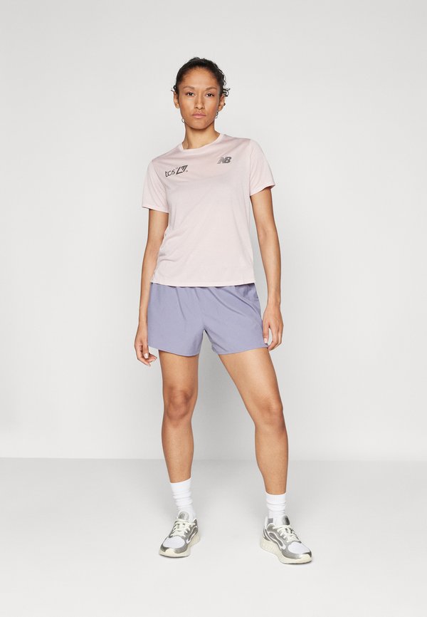 LONDON MARATHON ATHLETICS  - Sports T-shirt - rose sugar heather2