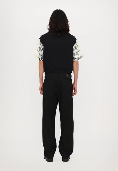 Roberto Cavalli PYTHON LOOSE FIT - Jeans Relaxed Fit - black
