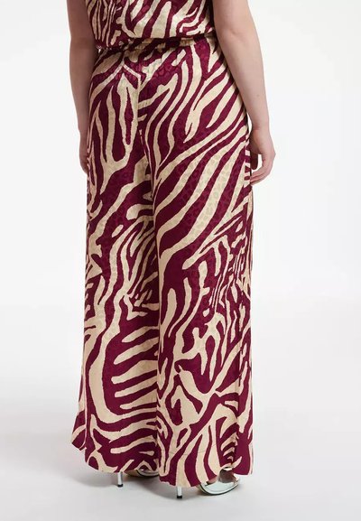 Essentiel Antwerp FIBONACCI WIDE LEG  - Pantalones - red