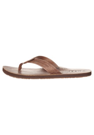 DRAFTSMAN - T-bar sandals - bronze brown
