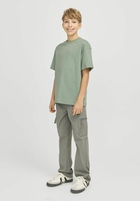 Jack & Jones Junior JJEURBAN EDGE O-NECK NOOS - T-shirt basic - iceberg green