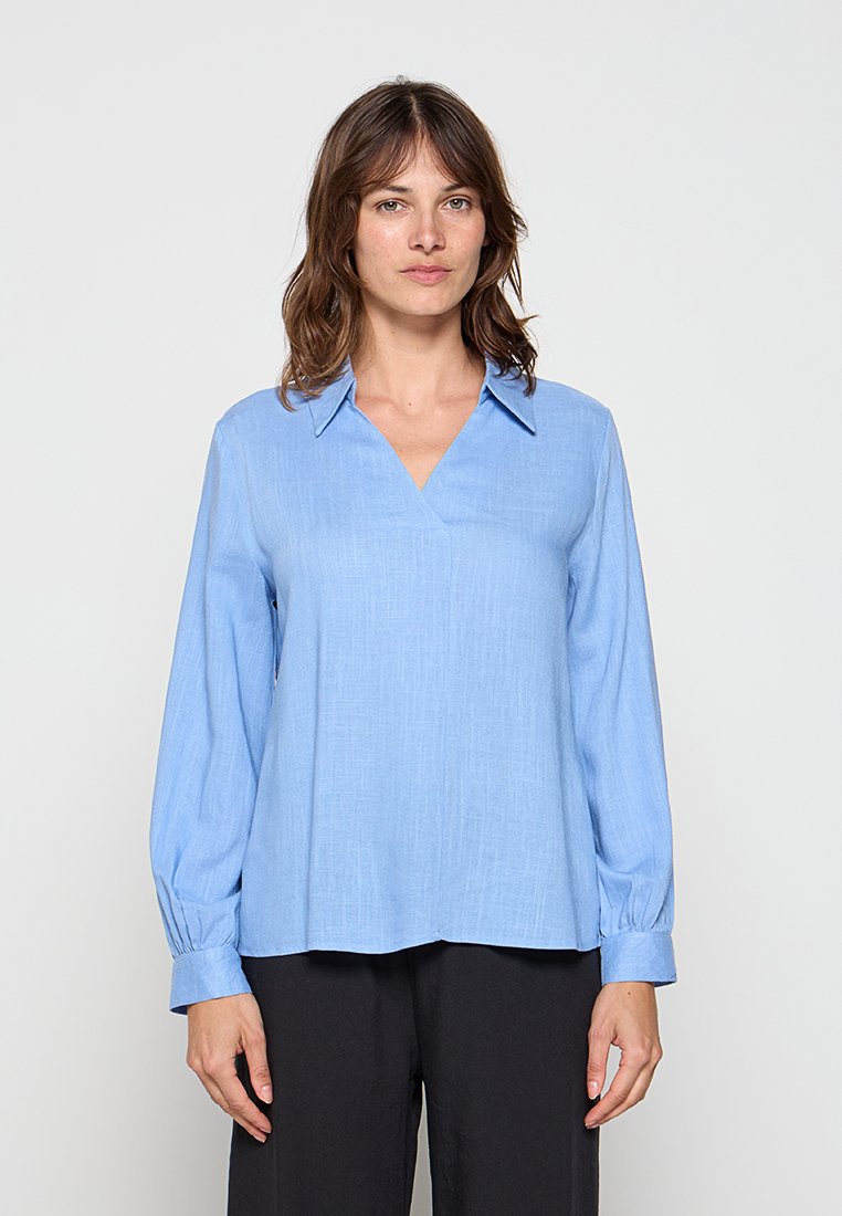Le Jardin Du Lin Blouse blauw