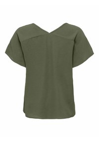 ONLY NORMAL GESCHNITTEN RUDHALS  - T-shirt basic - khaki