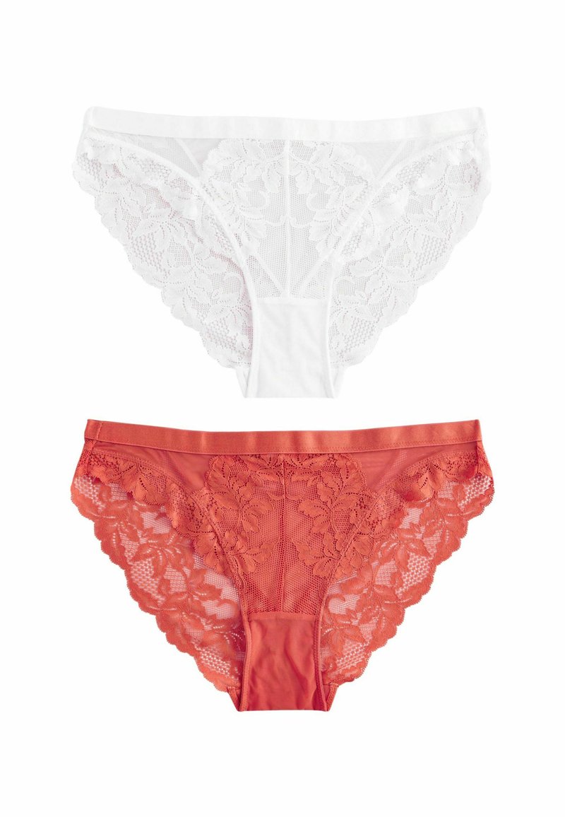 Next HIGH LEG 2 PACK - Briefs - white rust/light red - Zalando