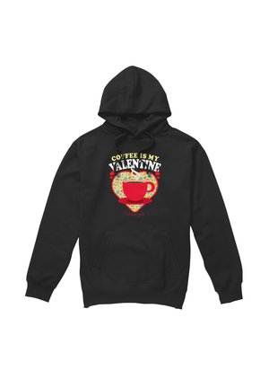Cotton Soul, GILMORE GIRLS COFFEE IS MY VALENTINE - Hoodie - black