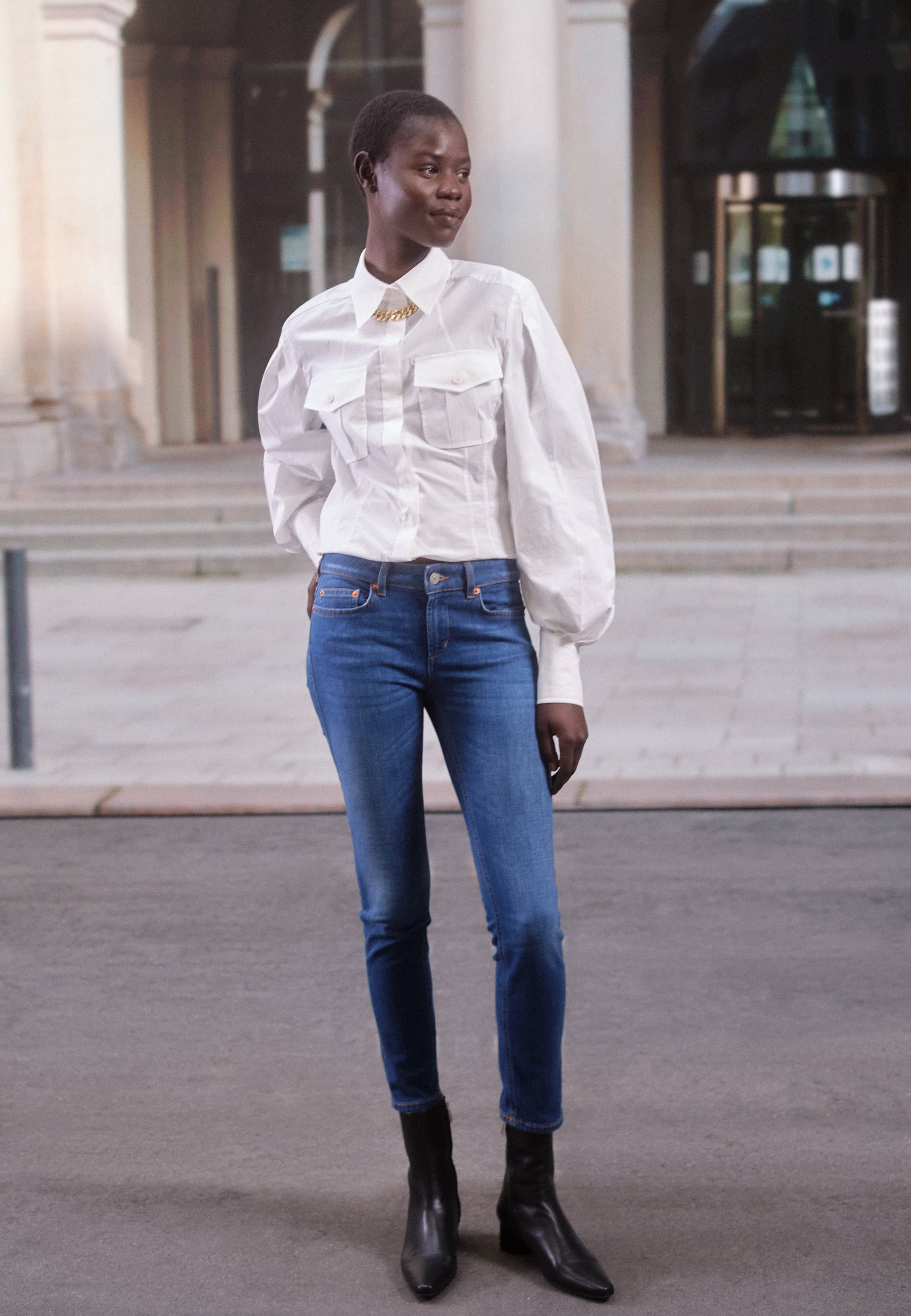 Dondup PANTALONE MONROE - Slim fit jeans - scuro pulito/blue denim -  Zalando.ie