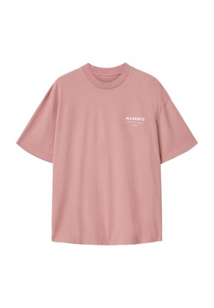 AllSaints, - T-shirt z nadrukiem