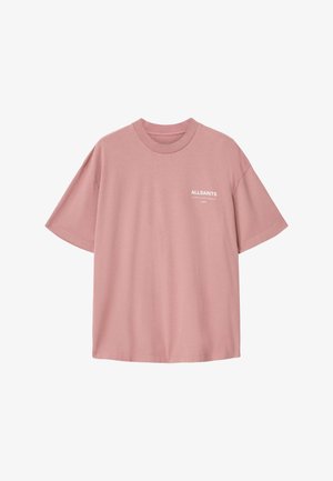 AllSaints, - T-shirt z nadrukiem